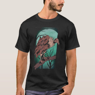 Ruppels Griffon Scavenger Bird Full Moon T Shirt