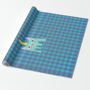 Rupydetequila Linnepapper Unikt Rutigt Presentpapper
