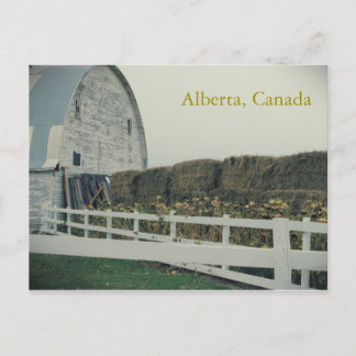 Rural Alberta Postcard Vykort