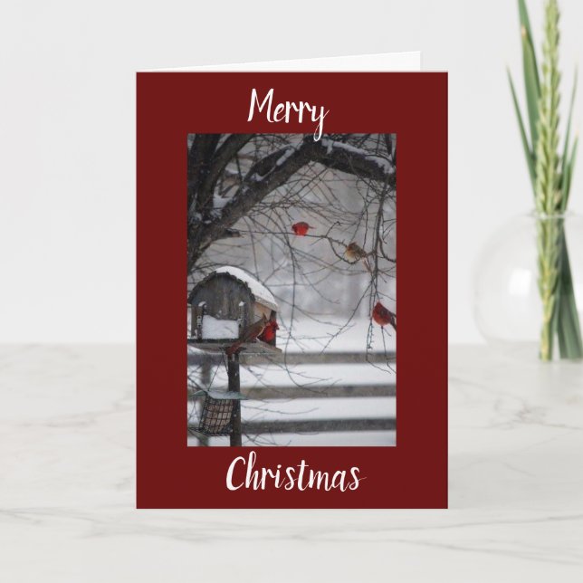 RURAL ELLER LAND WINTER CHRISTMAS WISH KORT (Framsida)