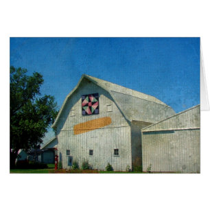 Rural Iowa Barn Birthday Hälsningskort