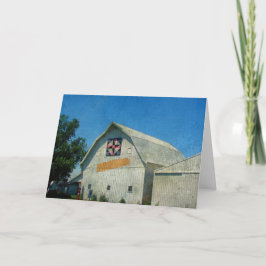 Rural Iowa Barn, födelsedagen Kort