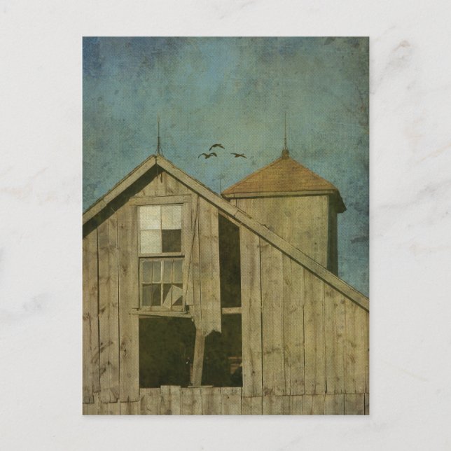 Rural Iowa Barn Vykort (Framsida)