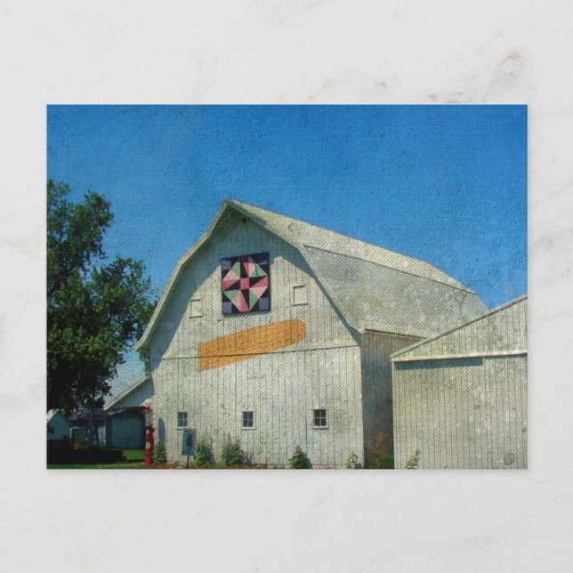 Rural Iowa Barn Vykort (Framsida)