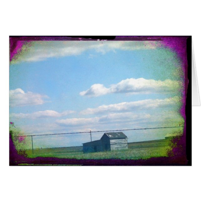 Rural Iowa Hälsningskort (Framsidan Horizontal)