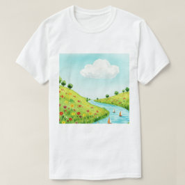 Rural landscape t shirt