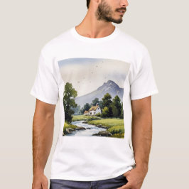 Rural landscape t shirt