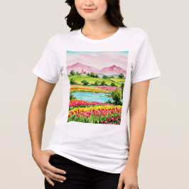 Rural landscape t shirt