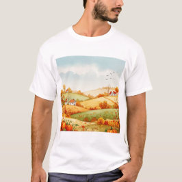 Rural landscape t shirt