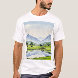 Rural landscape t shirt