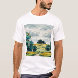 Rural landscape t shirt