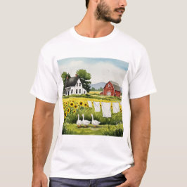 Rural landscape t shirt