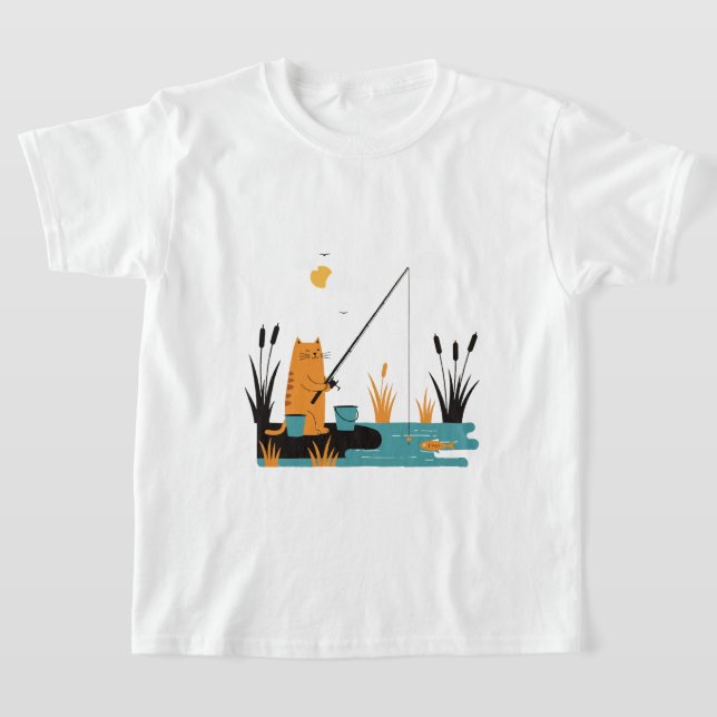Rural landscape with a field of flowers t shirt (Laydown)