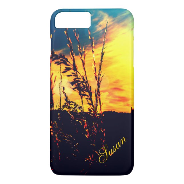 Rural Ligcape Sunset iPhone 7 *Personalize* Case-Mate iPhone Skal (Baksida)