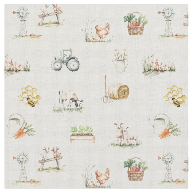 Rural living farming countryside  tyg (Närbild)