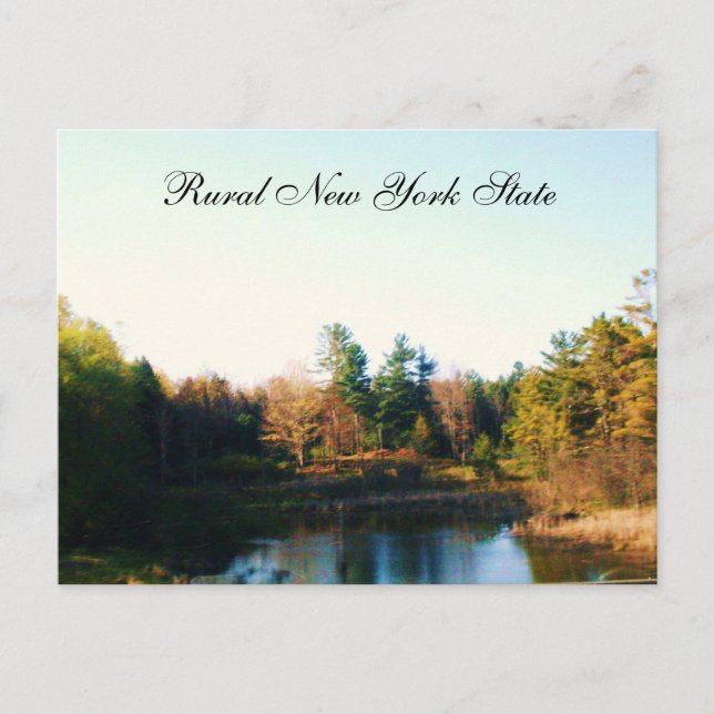 RURAL NEW YORSTATE-vykort Vykort (Framsida)