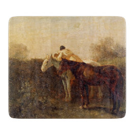 Rural Rendezvous (Romantic Kiss on Horseback)