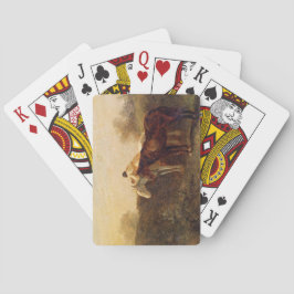 Rural Rendezvous (Romantic Kiss on Horseback) Casinokort