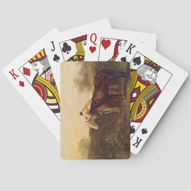 Rural Rendezvous (Romantic Kiss on Horseback) Casinokort (Baksidan)