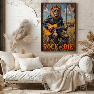 Rural Rockstar: Lejon på Wheel Poster