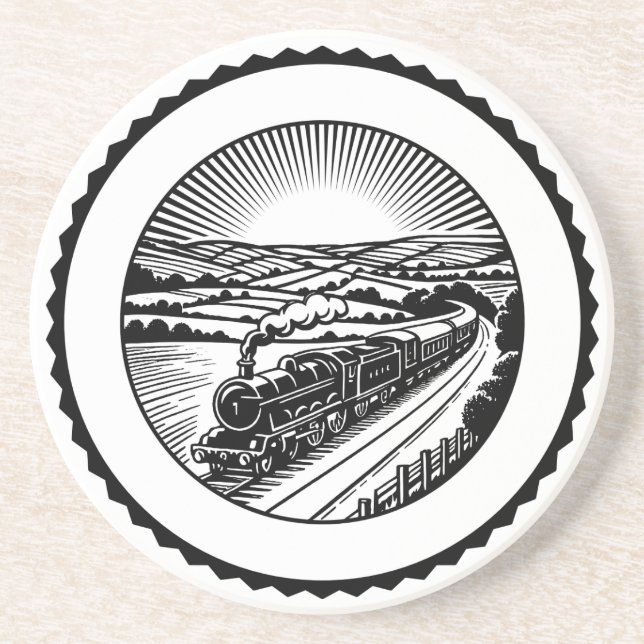 Rural Steam Tåg Underlägg (Framsidan)
