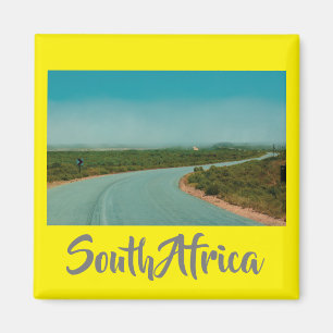 Rural Sydafrika Landskap Berg Utsikt Magnet