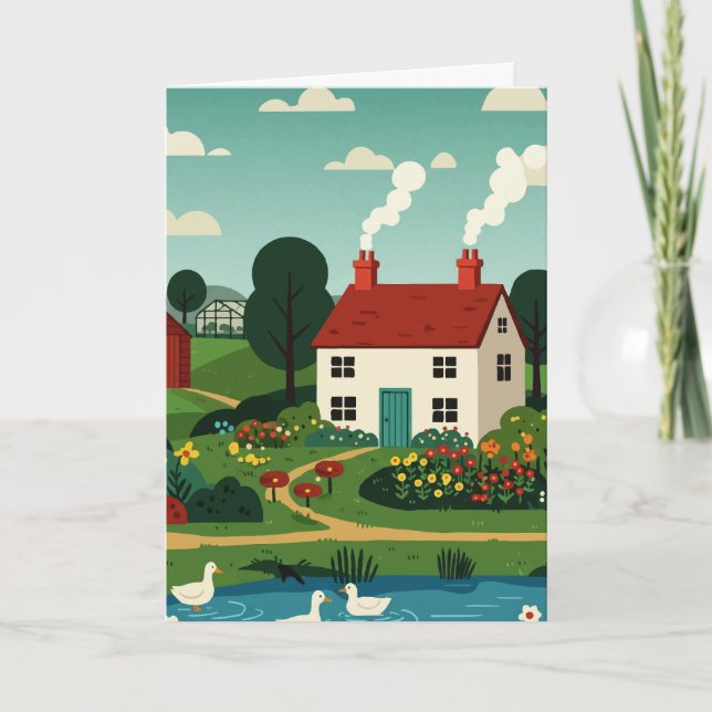 Rural town helgkort (Framsida)