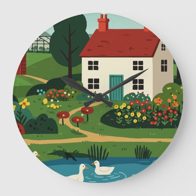 Rural town stor klocka (Framsida)