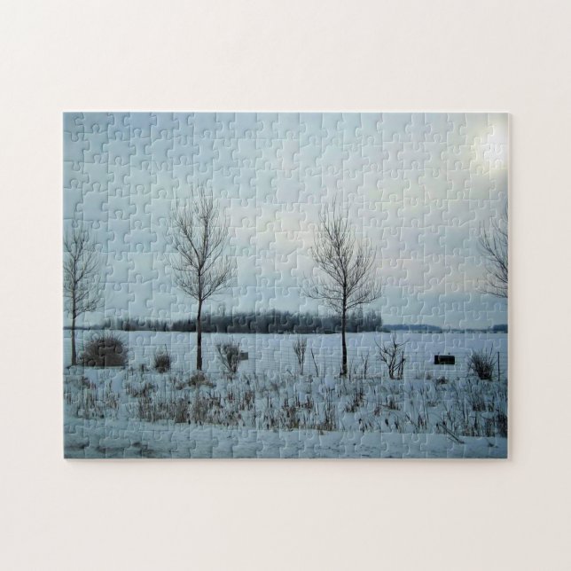 Rural View i Quebec, Kanada Pussel (Horisontell)