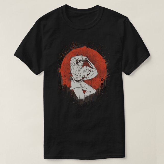 Rurouni Kenshin Saito Hajime JAPAN SOL T Shirt (Design framsida)