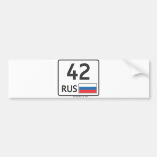 RUS. Kemerovo. 42 Bildekal