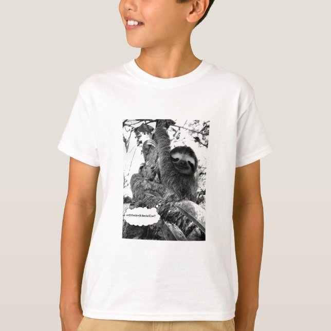 Rusa av den solida skjortan för Sloth T Tröja (Framsida)