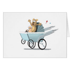 Rusa babyen hälsningskort