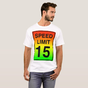 Rusa begränsar 15 undertecknar med Stoplightfärg T-shirt