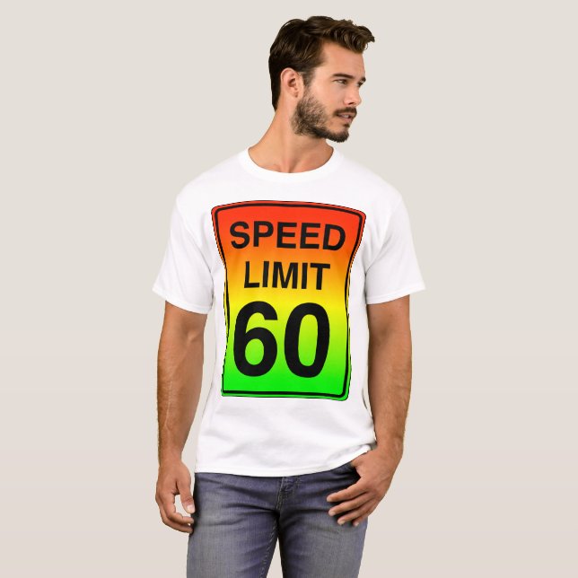 Rusa begränsar 60 undertecknar med Stoplightfärger T-shirt (Hel framsida)