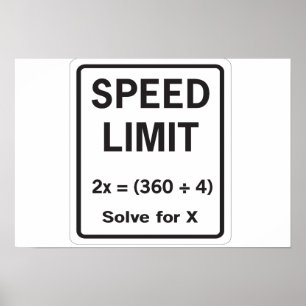 Rusa begränsar Math Poster