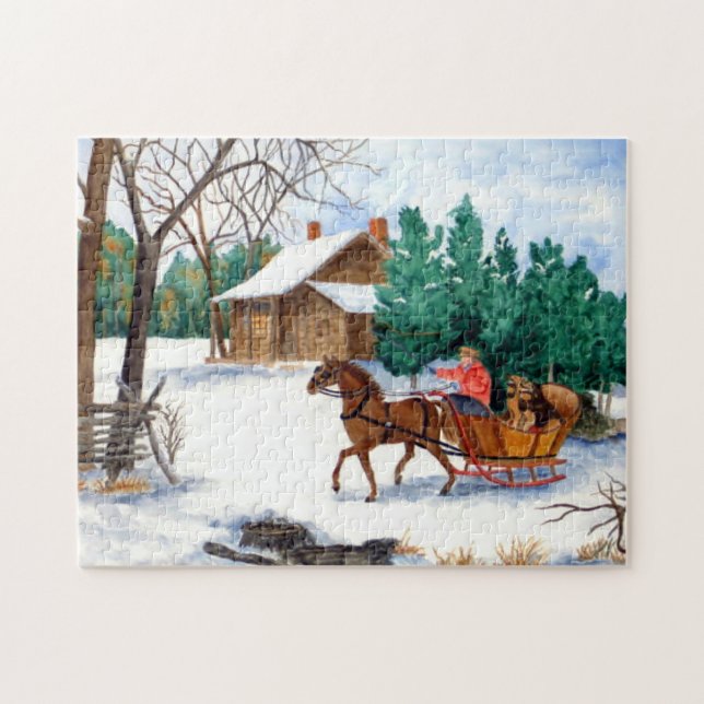 Rusa broderpussel pussel (Horisontell)