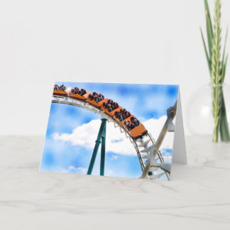 Rusa den orange berg- och dalbana kort