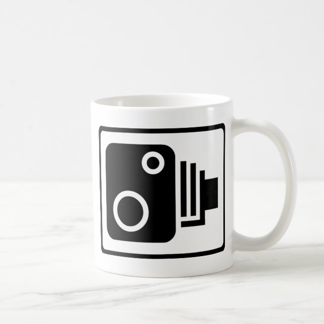 Rusa kamerasymbolet kaffemugg (Höger)