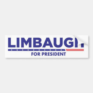 Rusa Limbaugh för presidentbildekal Bildekal