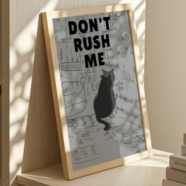 Rusa Mig Inte | Introvert Katt  Poster (Skapare uppladdad)