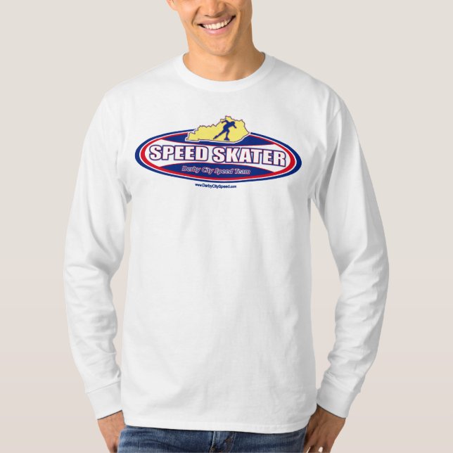 Rusa skaterovalen - långärmad T Tee Shirt (Framsida)