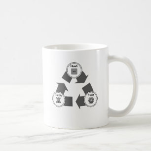 Rusa/sköldpaddan/Tech Kaffemugg