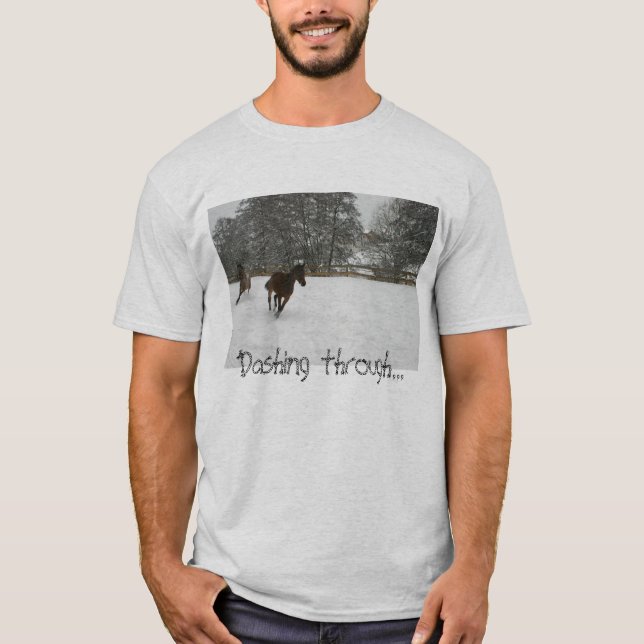 Rusa till och med… t-shirt (Framsida)