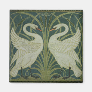 "Rusar Iris svanen, och" tapetdesign Magnet