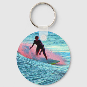 "Rusar solnedgången" Keychain Nyckelring