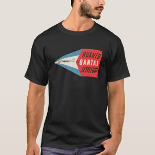 Rusat av den Jetflight vintageutslagsplatsen Tee Shirt
