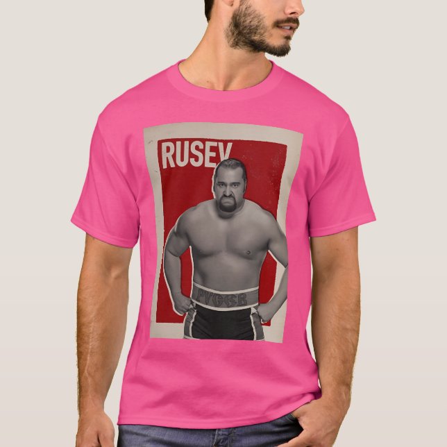 Rusev Poster Vintage T Shirt (Framsida)