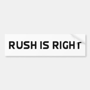 Rush är den rätt Anti Obama bildekalet Bildekal