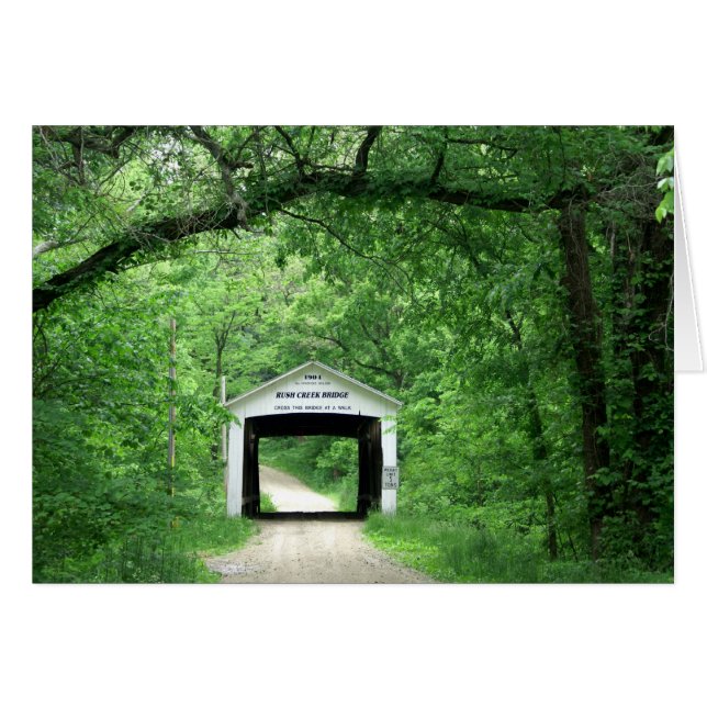 Rush Bäck Bridge Hälsningskort (Framsidan Horizontal)